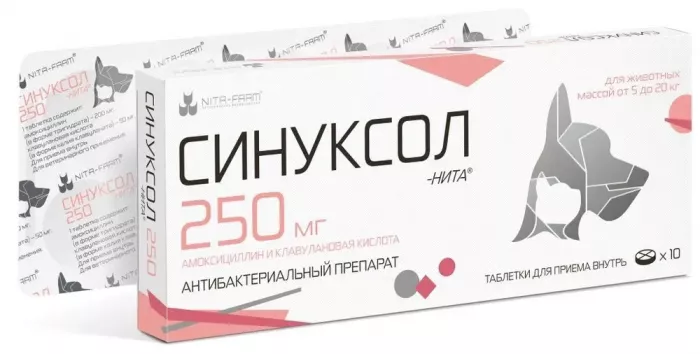 СИНУКСОЛ таб. 250 мг №10 (ЛИЦЕНЗИЯ)