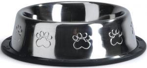 Миска (Beeztees) 653701 стальная хромированная с лапками нескользящая 13см Миска (Beeztees) 653701 стальная хромированная с лапками нескользящая 13см