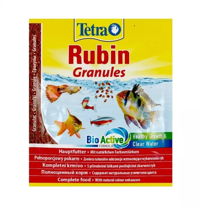 Tetra Rubin Granules 0,015кг корм гранулы для окраса рыб (пакет)