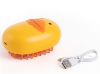 Щетка (Wogy) Уточка 10.5х7х5.5см с паром, (USB)-(Micro USB), в индиидуальной цветной упаковке, для вычесывания животных Щетка (Wogy) Уточка 10.5х7х5.5см с паром, (USB)-(Micro USB), в индиидуальной цветной упаковке, для вычесывания животных
