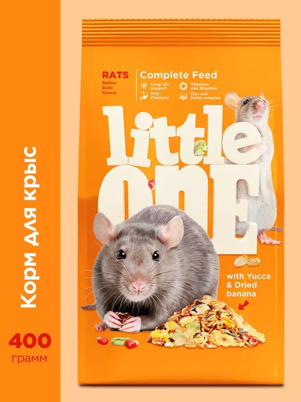 Little One 0,4кг Корм для крыс