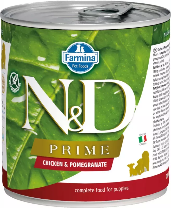 Farmina (Фармина) N&D 0,285кг DOG PRIME CHICKEN & POMEGRANATE PUPPY для щенков курица и гранат