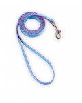 Поводок (Аркон) Dog&Vogue NEO нейлон шир. 15мм*1,5м голубой