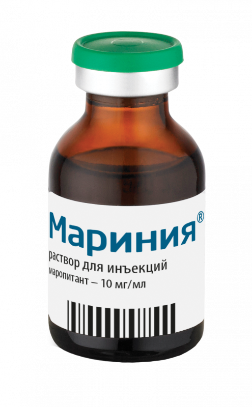 Мариния (маропитант) раствор для инъекций, 20 мл (ЛИЦЕНЗИЯ)