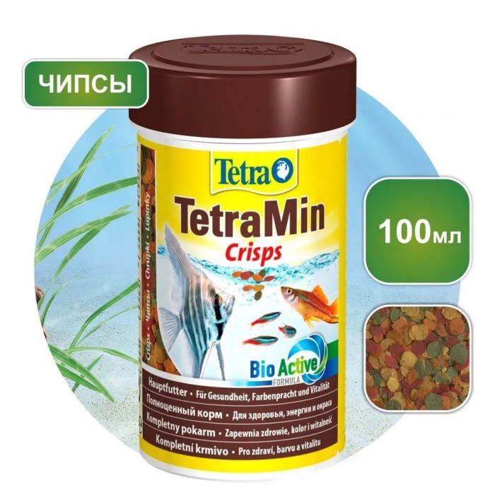 Tetra Min Crisps 0,1л корм чипсы для рыб