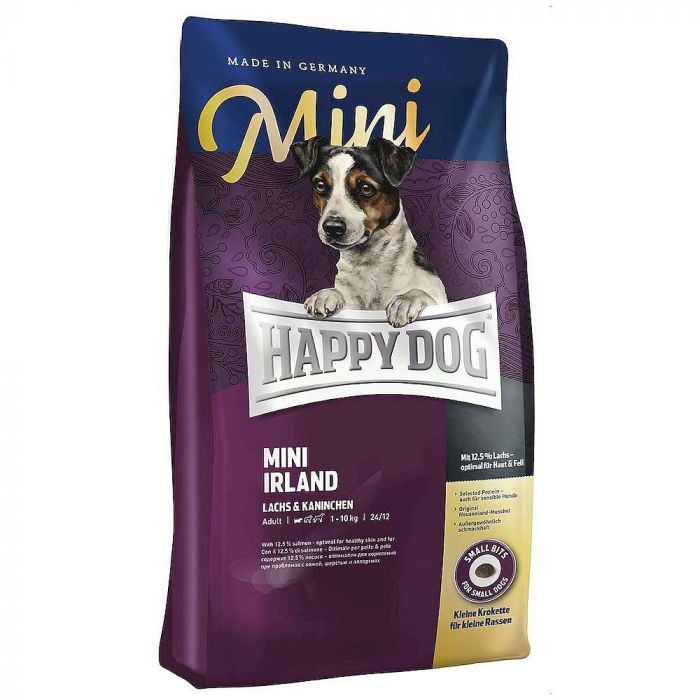 Happy Dog HD Supreme Mini Ireland Мини Ирландия 4кг для собак мини пород при проблемах с кожей и шерстью (061574)