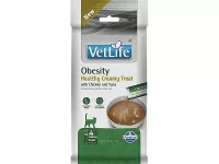 Farmina Vet Life Cat 0,06кг Obesity лакомство крем-суп Обесити для снижения избыточной массы тела с курицей и тунцом для взрослых кошек (109023)