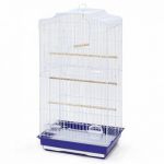 Клетка №1 прямоугольная укомплектованная, высокая две двери 47*36*92см, для птиц