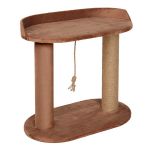 Когтеточка (Rich Breed) Котодискотека, джут (62х35х60) коричневый