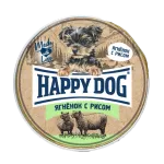 Happy Dog Natur Line 0,125кг ягненок с рисом паштет для собак