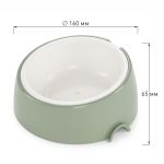 Миска-лего (Alta) Юта, 0,3л с наклоном, оливковая (16*16*6,5см)