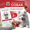 Игрушка (GiGWi) Мишка с 2-мя пищалками 9см, иск. мех (И-75023) для собак