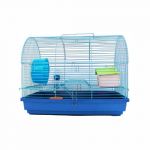 Клетка №1 саквояж, двухэтажная укомплектованная 47*30*39см, голубая для хомяка ДКг512=голубой