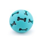 Игрушка Nunbell пищалка Мяч Косточки d=7.5см, микс для собак