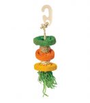 Игрушка для птиц (Triol) Разноцветные дольки, 190/240*d60мм Игрушка для птиц (Triol) Разноцветные дольки, 190/240*d60мм