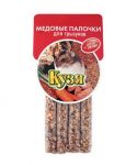 Кузя 0,14кг палочки медовые орех+овощи для грызунов (4шт) Кузя 0,14кг палочки медовые орех+овощи для грызунов (4шт)