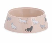 Миска (Zoo Plast) 'Cats' 0,3л, бежевая (14,5*14,5*4,5см) Миска (Zoo Plast) 'Cats' 0,3л, бежевая (14,5*14,5*4,5см)