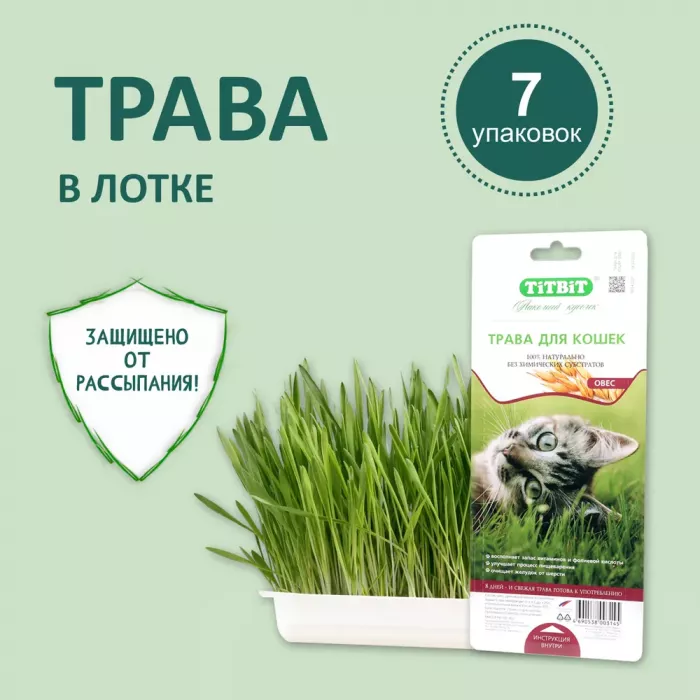 TiTBiT 0,04кг трава для кошек