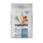 AlphaPet Superpremium Monoprotein (АльфаПет) 0,5кг из белой рыбы сухой для взрослых собак мелких пород (311766) NEW