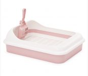 Туалет (Zoo Plast) Лекси набор лоток с бортом, сеткой и совком, розовый (45,5*35,5*16см) Туалет (Zoo Plast) Лекси набор лоток с бортом, сеткой и совком, розовый (45,5*35,5*16см)