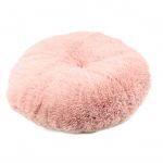 Лежанка Гамма матрас Перина круглая L, розовая, 600*600*80мм