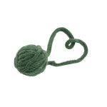 Игрушка GoSi для кошек Плюшевый клубок зеленая травка