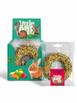 Little One 0,05кг лакомство Вкусное колечко с травами и зеленью для морских свинок, кроликов, шиншилл