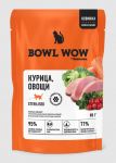 Bowl Wow 0,085кг курица и овощи в кусочки в желе для стерилизованных кошек (665076)