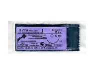 ПГА №0 (HR-25) с колющей иглой 1/2, 75 см.(Репромед) (metric 3.5)