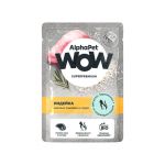 AlphaPet WOW (АльфаПет) 0,085кг пауч индейка ломтики в соусе для котят, беременных и кормящих кошек (655223)