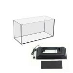 Аквариум (Голдфиш) 15л ( 40*14,5*28,4) ширма с черной крышкой и диодной лампой Ш15F Е14 черный Аквариум (Голдфиш) 15л ( 40*14,5*28,4) ширма с черной крышкой и диодной лампой Ш15F Е14 черный