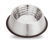 Миска Зооник металл. противоскользящая 0,9л