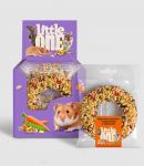 Little One 0,055кг лакомство Вкусное колечко с фруктами и орехами для хомяков, крыс, мышей и песчанок