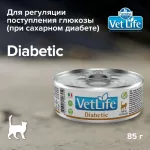 Farmina Vet Life Cat Diabetic 0,085кг паштет для кошек при диабете 1313 (106459) Farmina Vet Life Cat Diabetic 0,085кг паштет для кошек при диабете 1313 (106459)