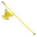 Дразнилка (Triol) Жёлтые перья 48 см