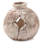 Грот (Laguna) Ваза Бамбук, терракота, 90*90*98мм Грот (Laguna) Ваза Бамбук, терракота, 90*90*98мм