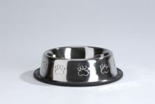 Миска (Beeztees) 653702 стальная хромированная с лапками нескользящая 450мл*16,5см Миска (Beeztees) 653702 стальная хромированная с лапками нескользящая 450мл*16,5см