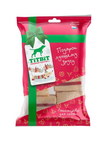 TiTBiT 0,16кг сэндвичи жевательные лакомство для собак (Новогодняя коллекция)