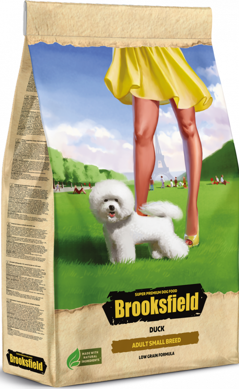 Brooksfield Adult Dog Small Breed 6кг утка/рис сухой для собак (354370) NEW