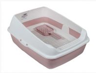 Туалет (Zoo Plast) Лекси набор лоток с высокими бортами, сеткой и совком, розовый (50,5*39*23,5см) Туалет (Zoo Plast) Лекси набор лоток с высокими бортами, сеткой и совком, розовый (50,5*39*23,5см)