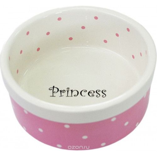 Миска №1 керамическая 'Принцесса' рисунок 420мл, 13,0*5,5см
