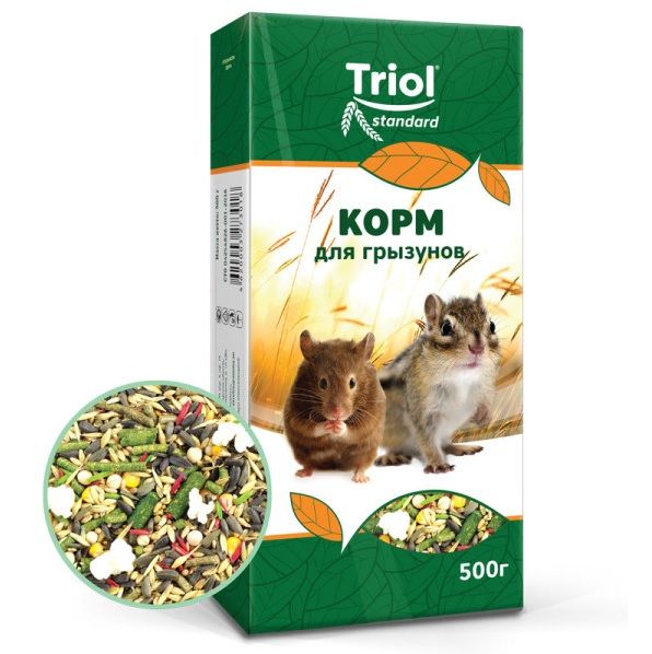 Triol Standard 0,5кг корм для грызунов