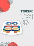 Inaba Ciao Twins Terrine 0,07кг (35г*2шт) RU1201 Паштет для кошек тунец Магуро и куриное филе со вкусом морского гребешка