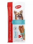 Biff 0,055 Dent снек жевательный для чистки зубов из говядины для мелких собак, 6шт (Выгодная упаковка 50% бесплатно)