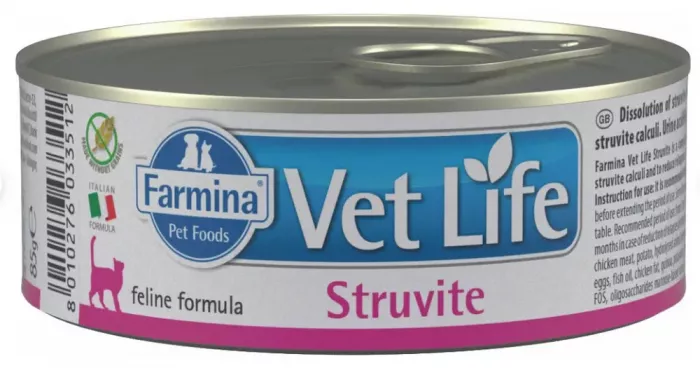 Farmina (Фармина) Vet Life Cat 0,085кг паштет при струвитах консервы для кошек (1309)