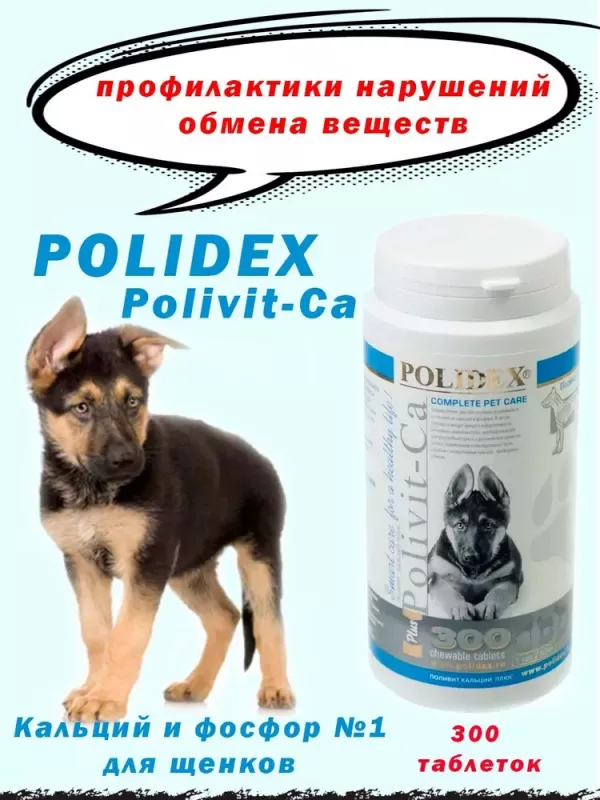 Polidex Polivit Кальций Плюс 300таб. витамины