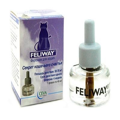 Модулятор поведения Feliway (CEVA) 48мл запасной флакон (ЛИЦЕНЗИЯ)