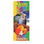 Кузя 0,14кг палочки (белки, минералы, витамины) абрикос для попугаев 4шт Кузя 0,14кг палочки (белки, минералы, витамины) абрикос для попугаев 4шт