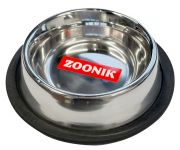 Миска (Зооник) 0,25л металлическая противоскользящая