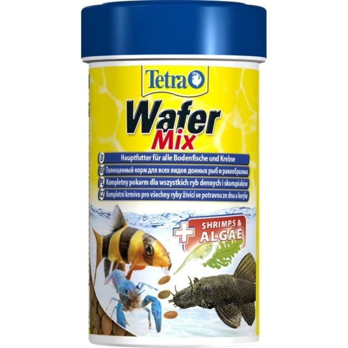 Таблетки (Tetra) Wafer Mix  0,1л со спирулиной для донных рыб